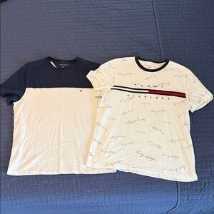 Tommy Hilfiger Kids' Navy and White Graphic Tees